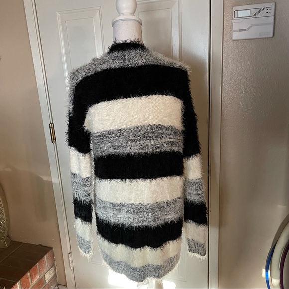 Volcom Women’s Fuzzy Open Front Sweater - Picture 3 of 16